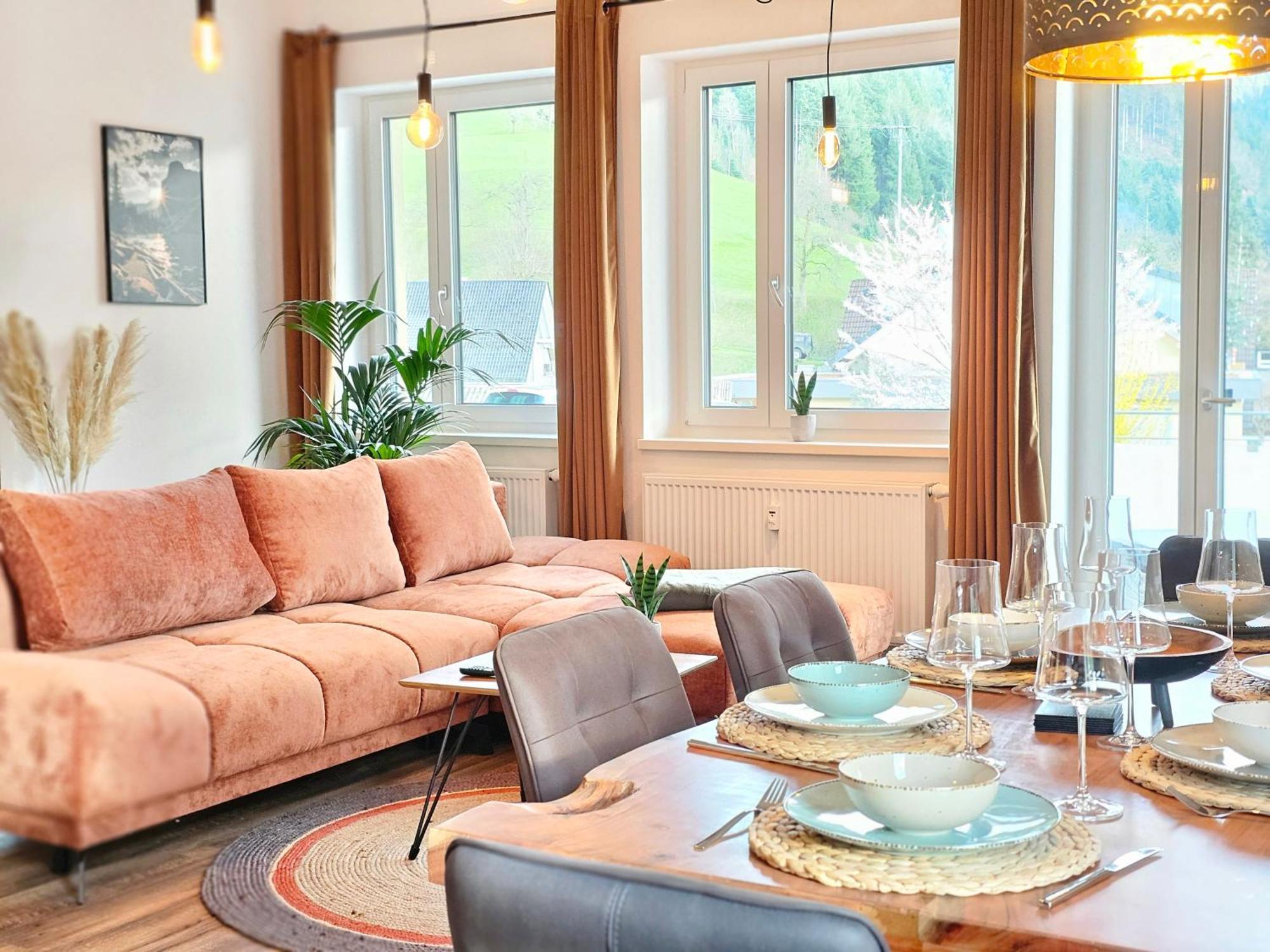 Design-Apartment I Black Forest I Boxspring I Nespresso I Spielplatz Oberharmersbach Dış mekan fotoğraf