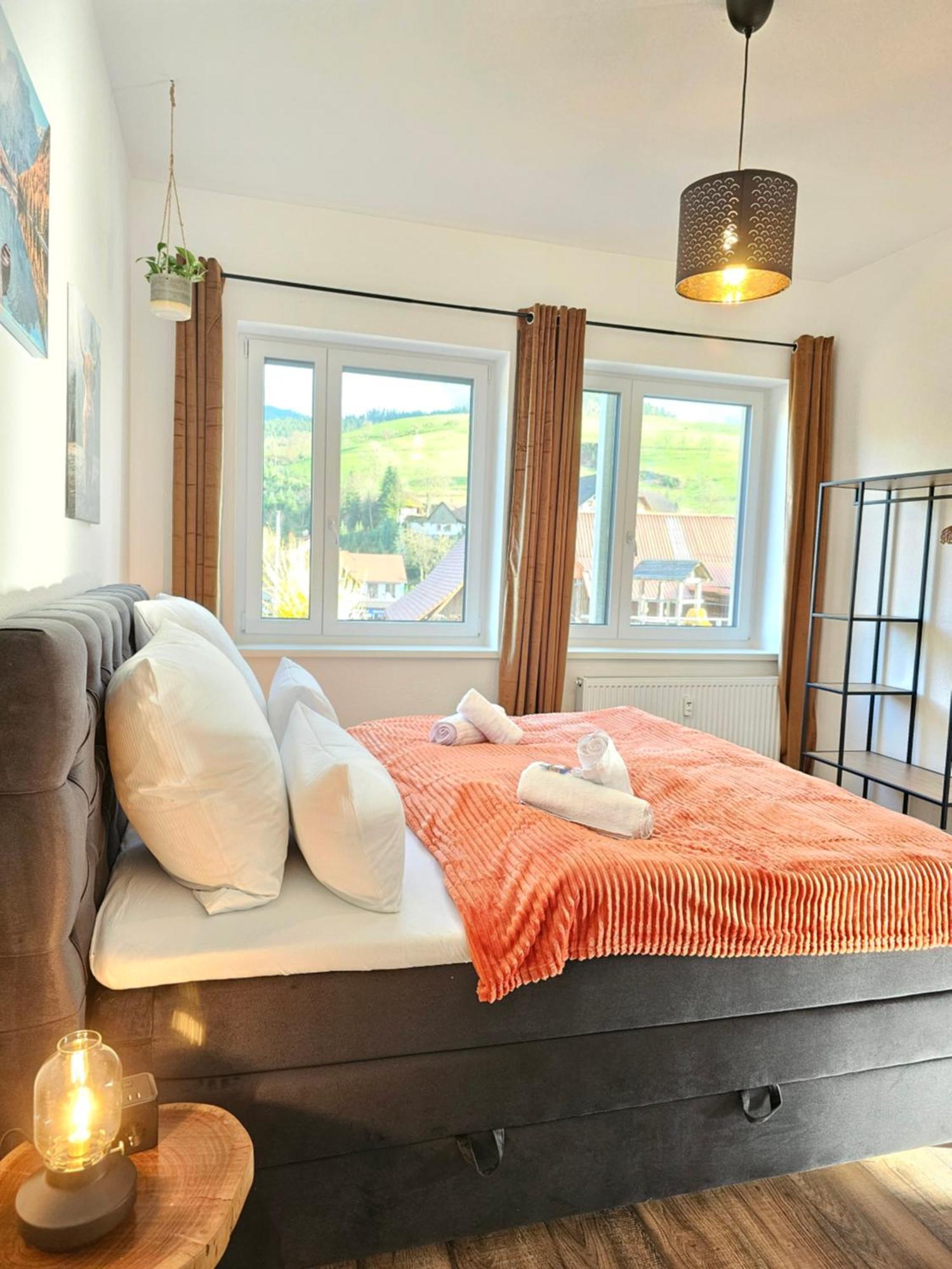 Design-Apartment I Black Forest I Boxspring I Nespresso I Spielplatz Oberharmersbach Dış mekan fotoğraf